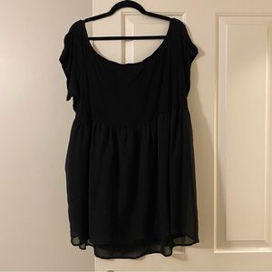 Torrid size 3 off the shoulder black top